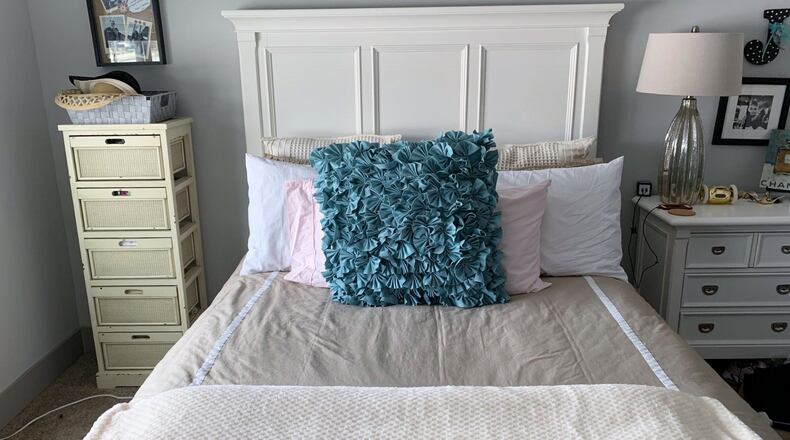 How the bed in the Spicer home normally looks. JORDAN BLAKE / CONTRIBUTED