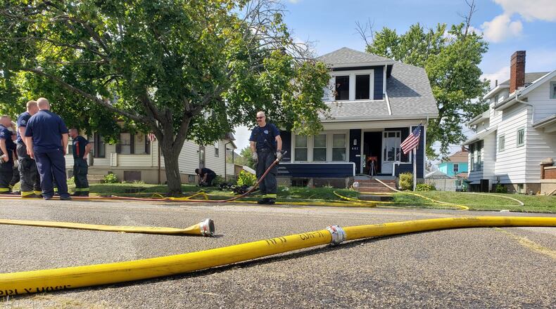 A fire has been reported on Cleveland Avenue on Tuesday, Sept. 17, 2019. The fire was reported in the 400 block around 12:30 p.m. Residents are out of the house, but there were no smoke or flames when our reporter arrived on the scene. NICK GRAHAM / STAFF