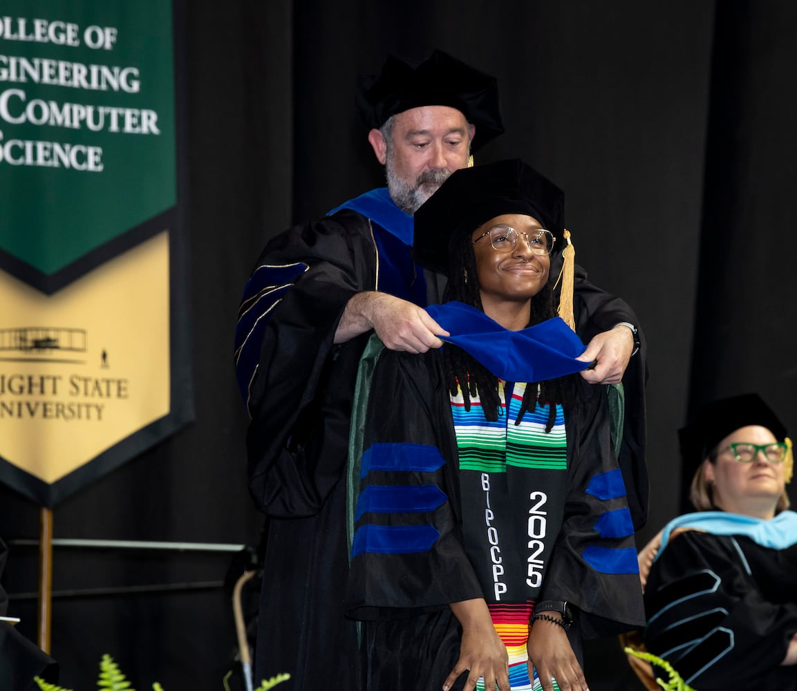Wright State University's 2025 spring commencement