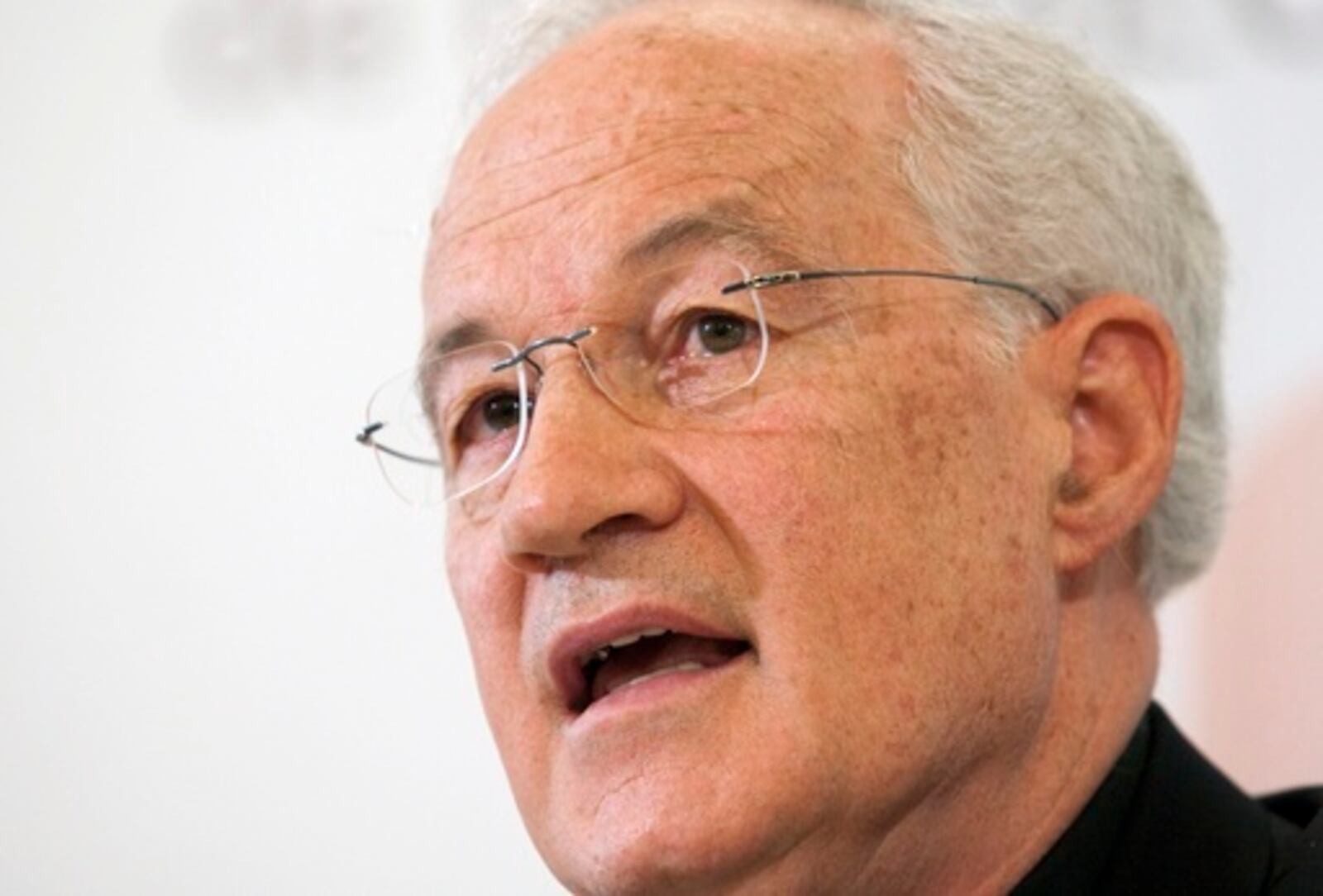FILE - Canadian Cardinal Marc Ouellet responds to media at a news conference about his appointment by Pope Benedict XVI as Prefect of the Congregation for Bishops, Wednesday, June 30, 2010 in Quebec City, Canada. (AP Photo/The Canadian Press, Jacques Boissinot, File)