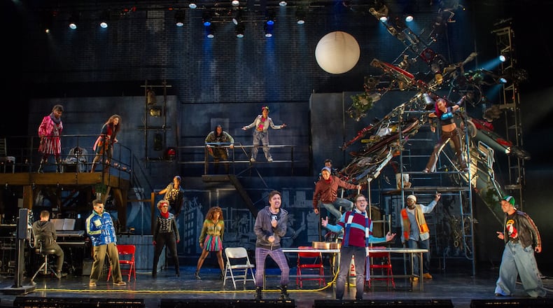 Victoria Theatre Association’s Premier Health Broadway Season Series presents the 20th-anniversary tour of “Rent,” the 1996 Tony Award-winner for Best Musical, at the Schuster Center in Dayton through Jan. 26. CONTRIBUTED