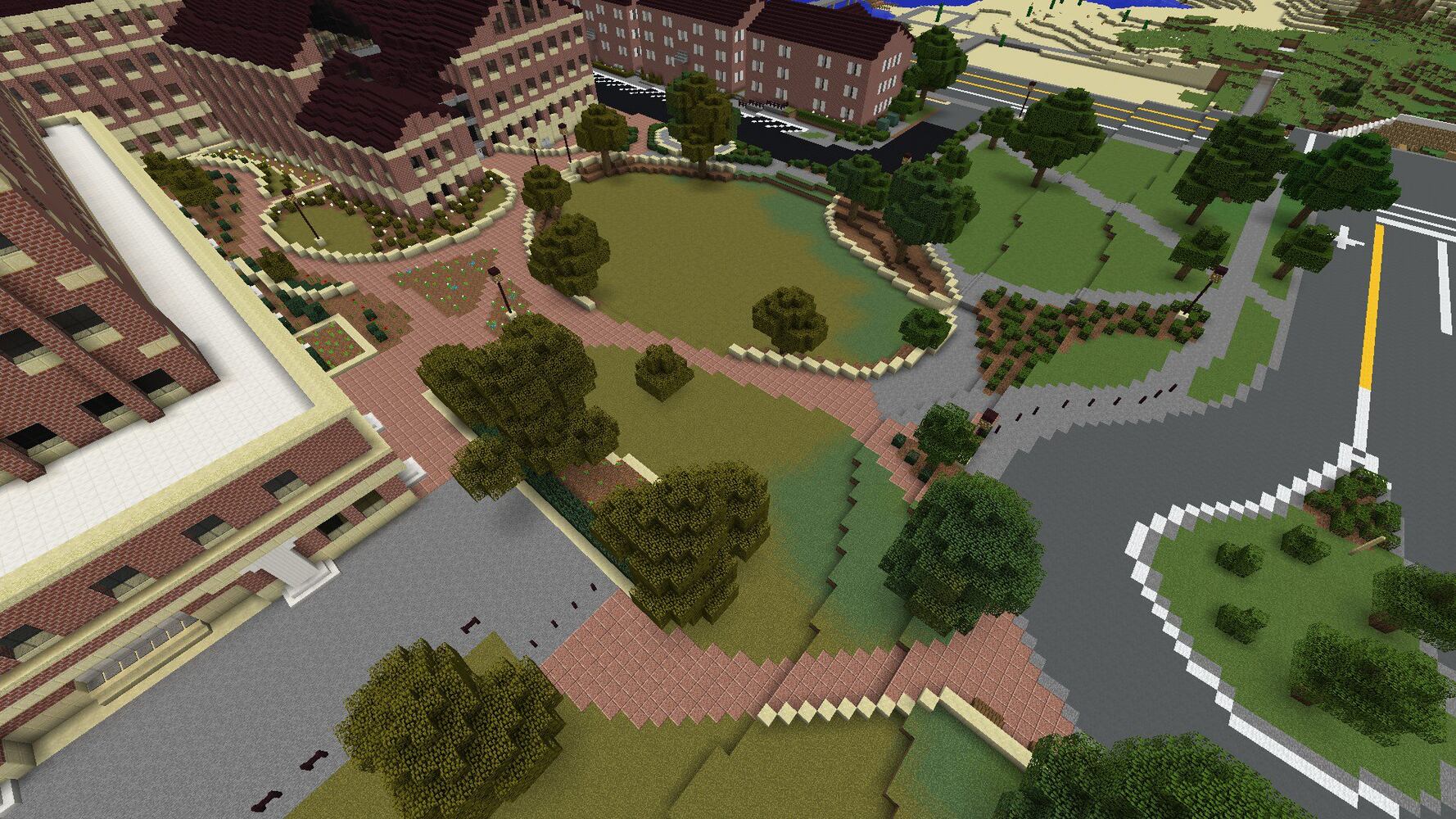 PHOTOS: Take a tour of the University of Dayton campus in Minecraft