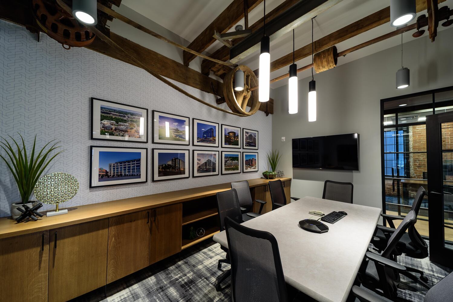 PHOTOS: A look inside the completed Brackett Builders headquarters at Madison on First in downtown Dayton