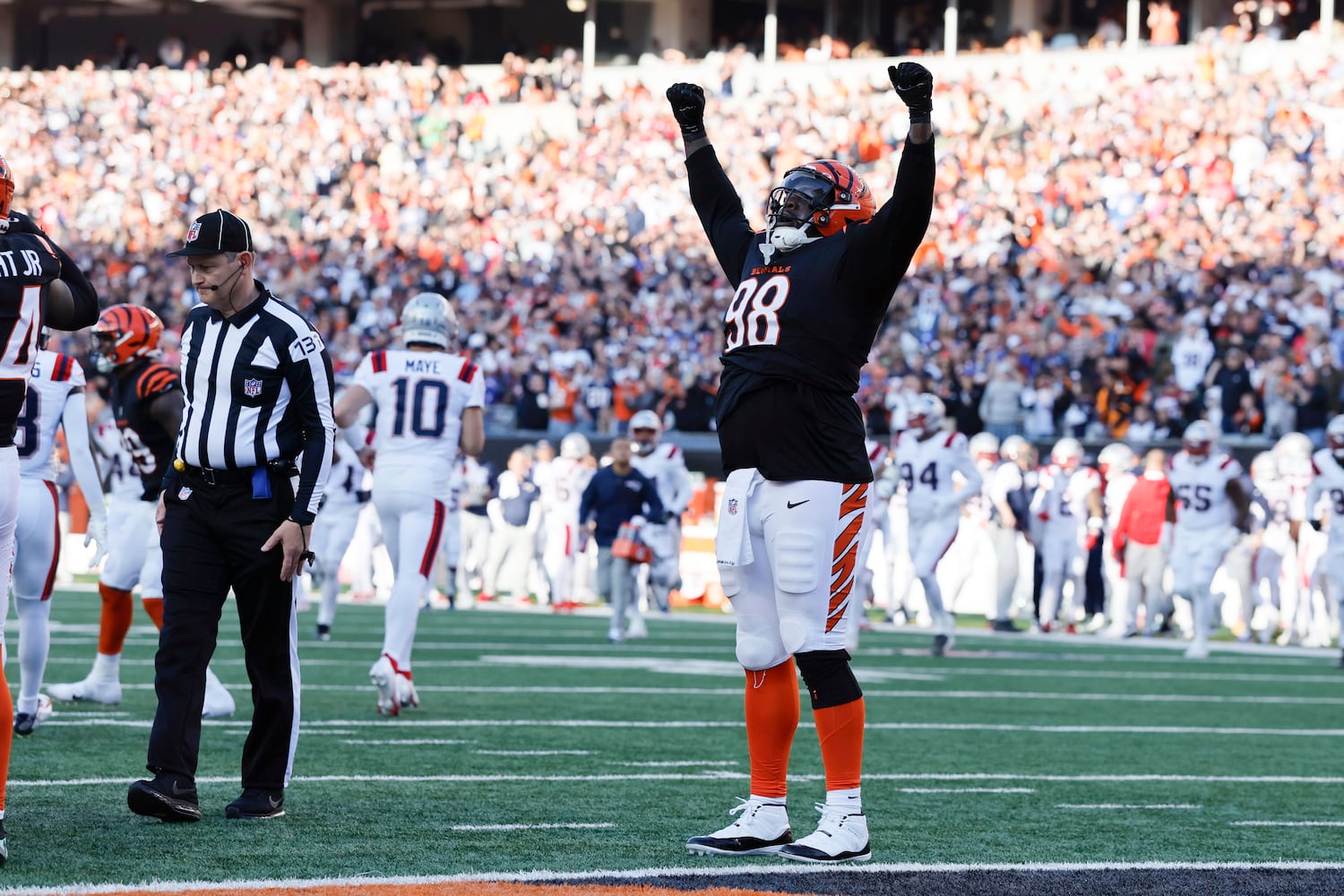 Patriots Bengals Football