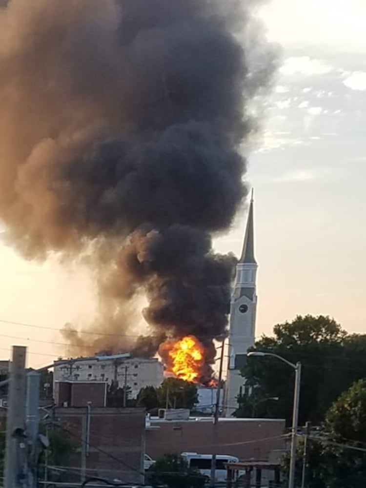 Downtown Dayton Fire