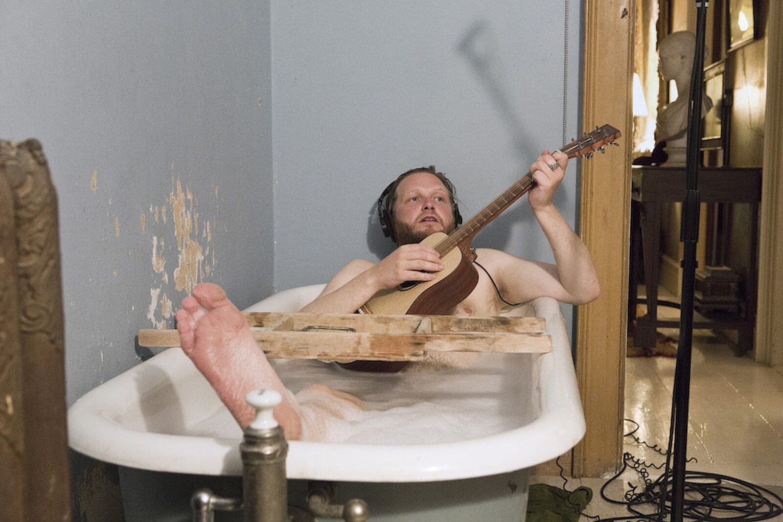 A still shot from the video, “The Visitors,” by Icelandic multimedia artist, Ragnar Kjartansson. “The Visitors” and one other Kjartansson piece will be available for viewing throughout the festival at the Cincinnati Art Museum. CONTRIBUTED
