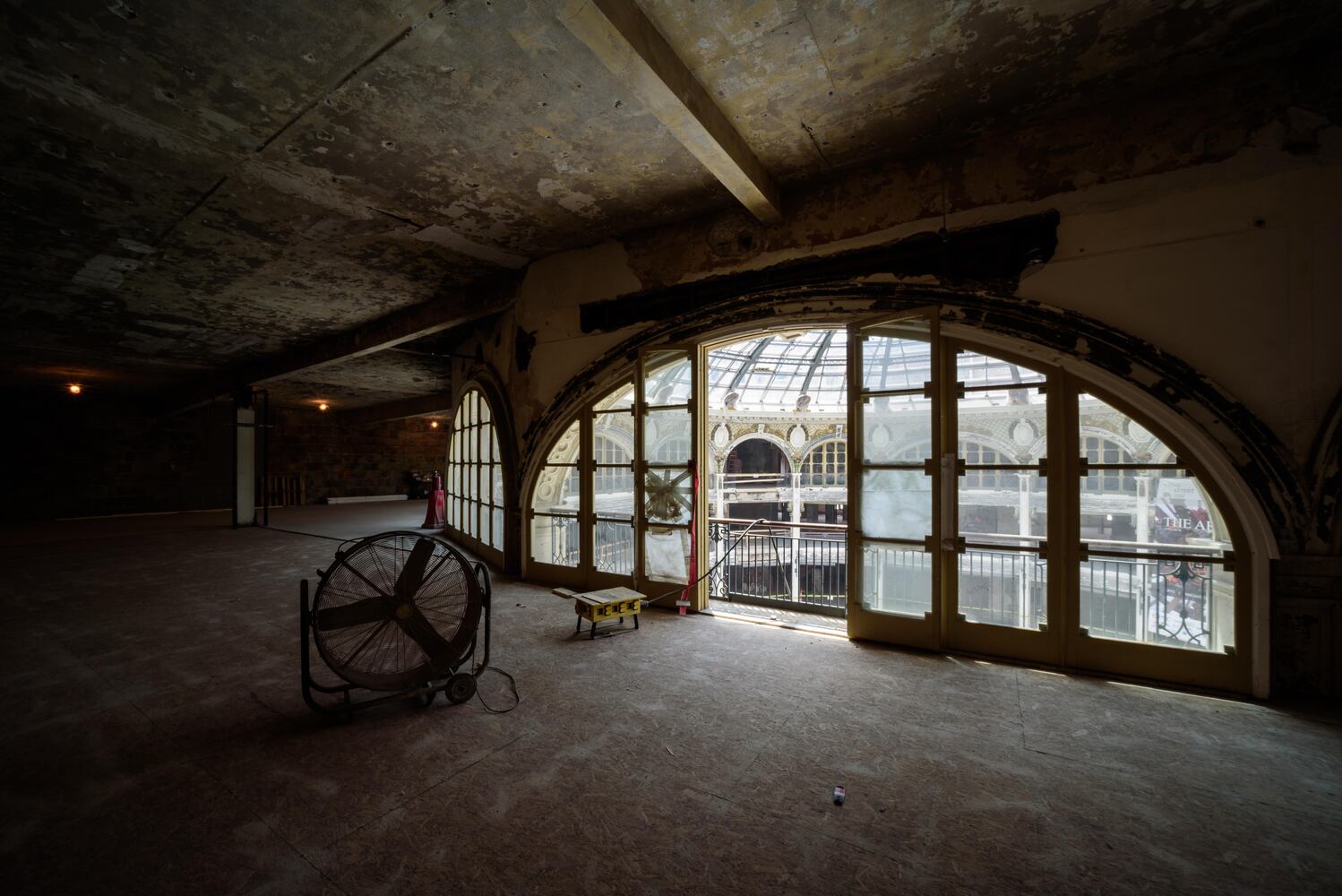 PHOTOS: Dayton Arcade recovery continues, first floor slab completed and windows restored