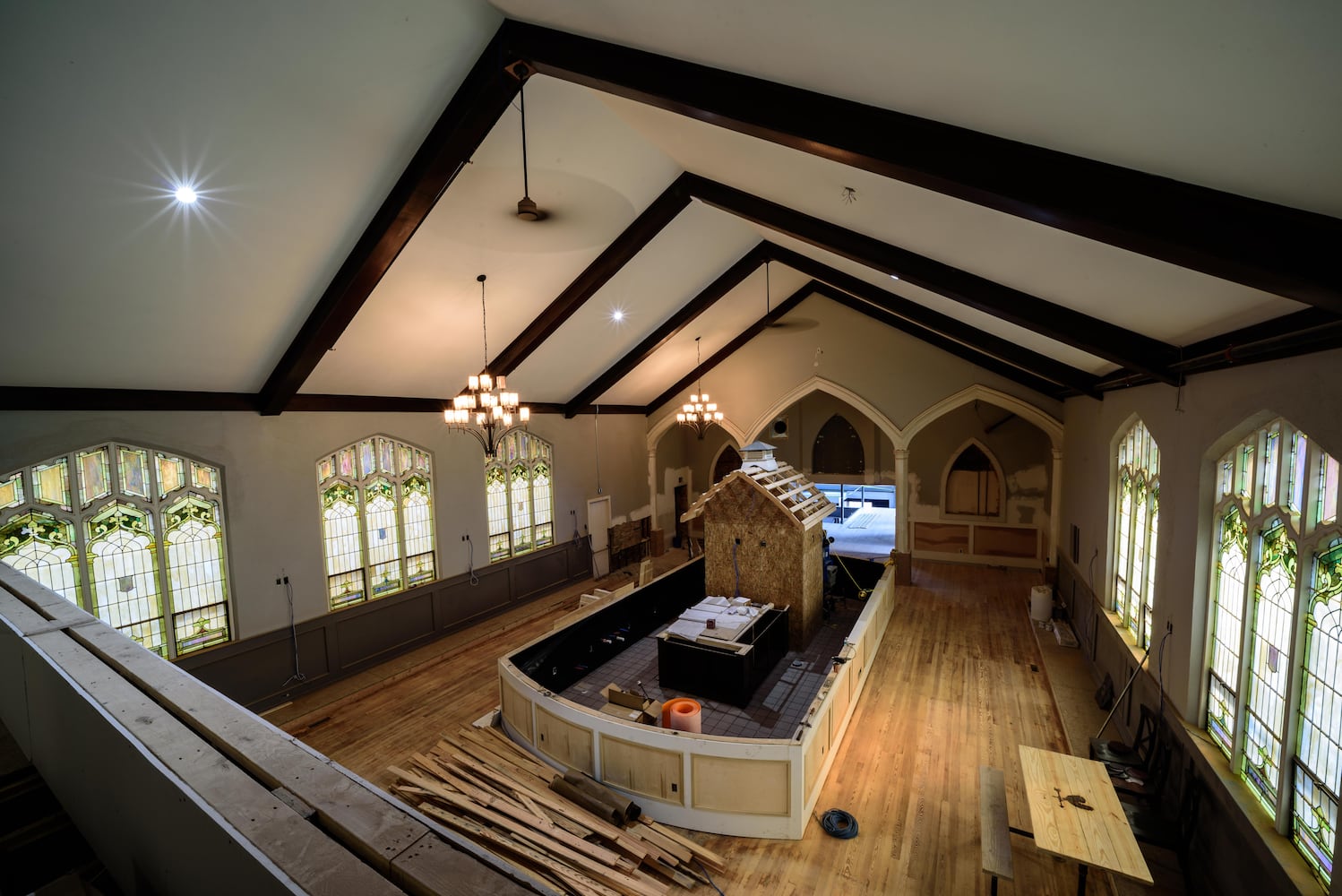 PHOTOS: Sneak peek inside church turned brewery coming this summer