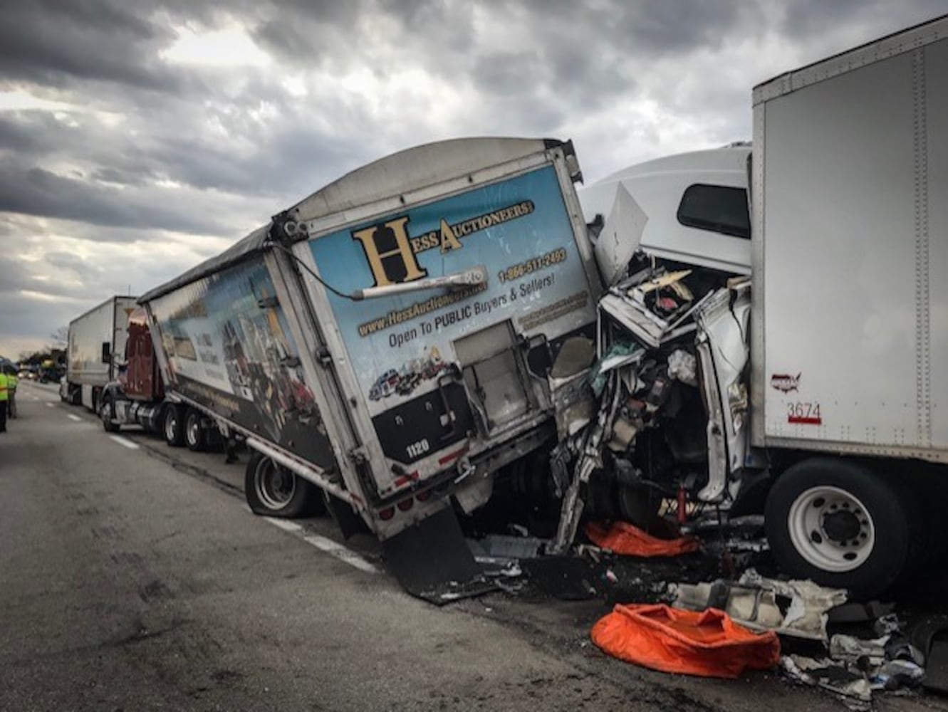 PHOTOS: Multiple killed in 4-vehicle accident on I-70 West in Preble County