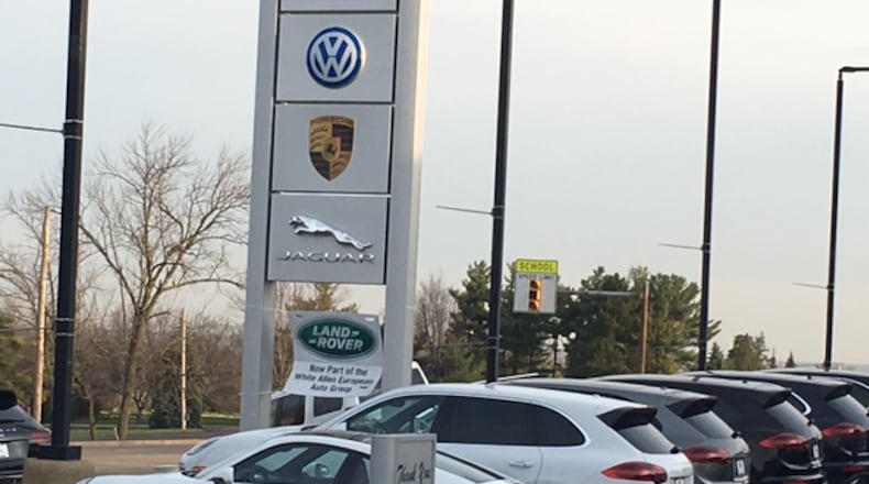 White Allen wants to build a Volkswagen dealership next to the White Allen European Auto Group on Springboro Pike. NICK BLIZZARD/STAFF