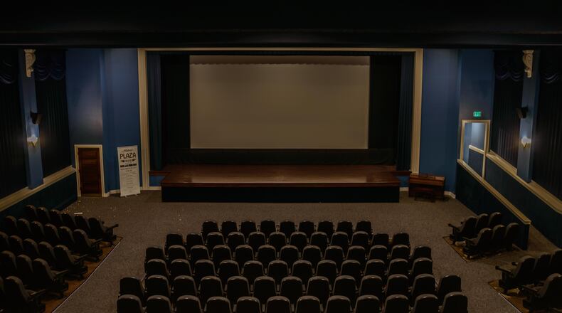 The Historic Plaza Theatre, located on 33 S. Main St. in downtown Miamisburg, December 9, 2016. Photo credit: Tom Gilliam