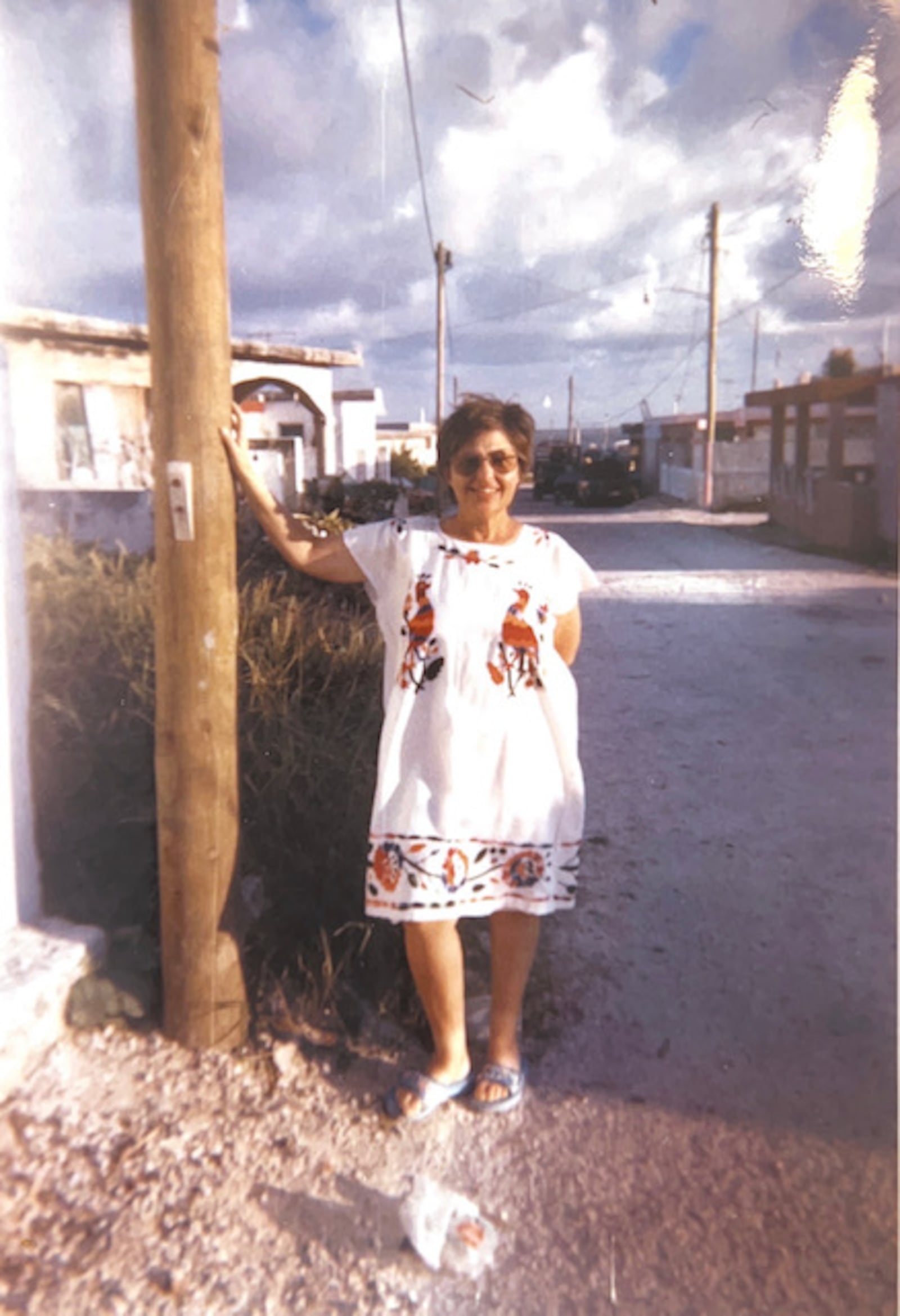 Frances in her Isla Mujeres home in Mexico.