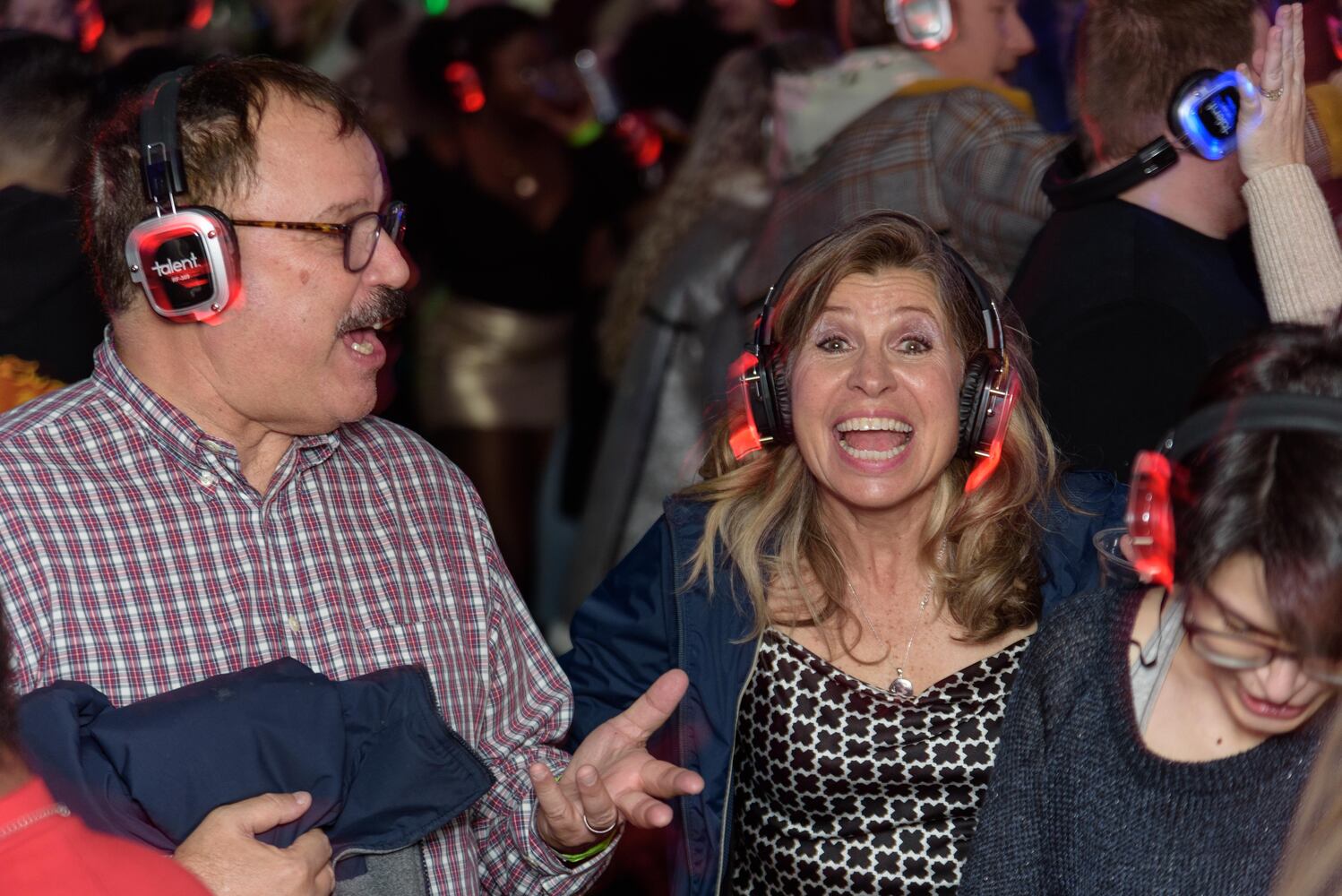 PHOTOS: Did we spot you at Dayton's New Year's Eve Ball Drop and Silent Disco at Yellow Cab Tavern?