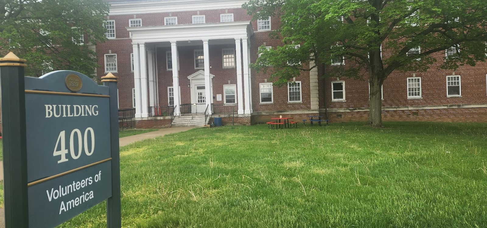 Building 400 on the campus of the Dayton VA Medical Center, where new residences are planned. Rhonda Moore/VA photo