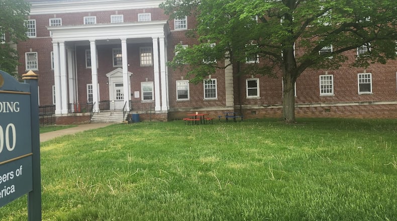 Building 400 on the campus of the Dayton VA Medical Center, where new residences are planned. Rhonda Moore/VA photo