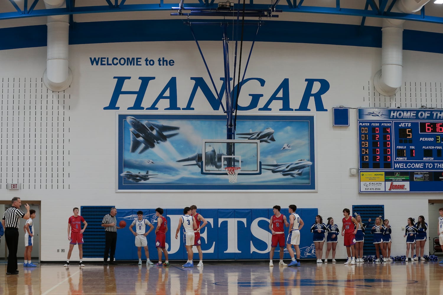 Tri Village Franklin Monroe basketball