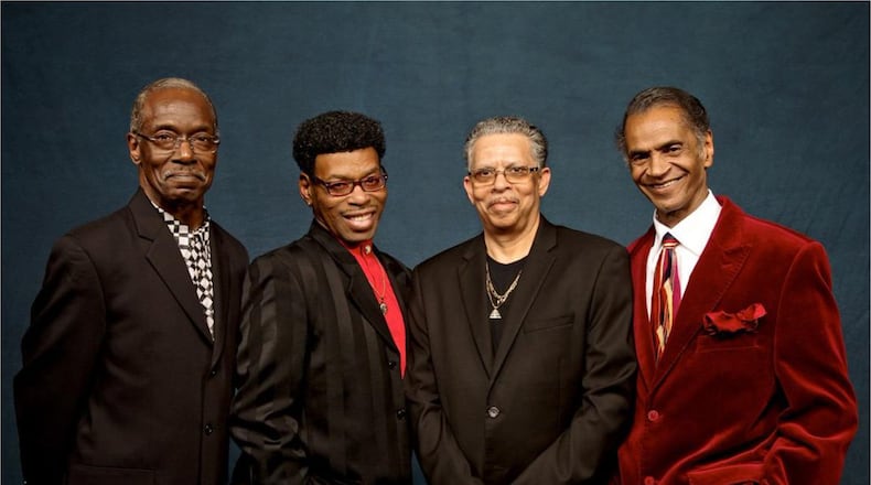 Chet Willis (left), Billy Beck, James “Diamond” Williams and Robert “Kuumba” Jones are some of the original members of the Ohio Players. FILE PHOTO