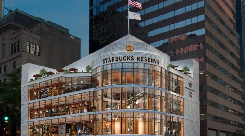 Starbucks will open its largest store in Chicago in November.
