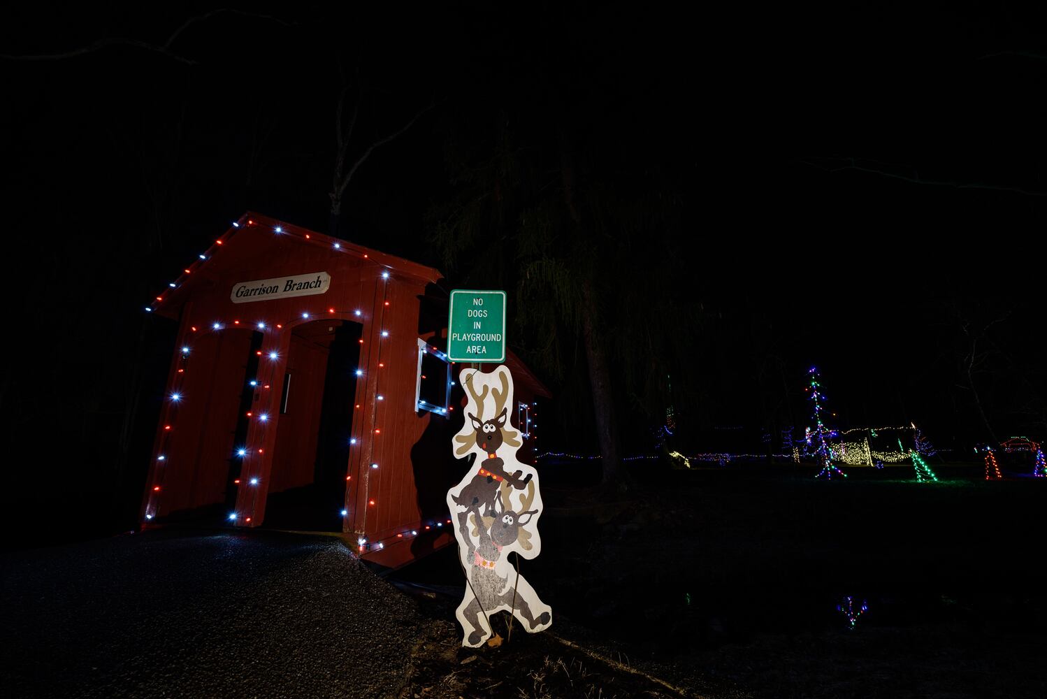 PHOTOS: Fort Saint Clair Whispering Christmas light display in Eaton