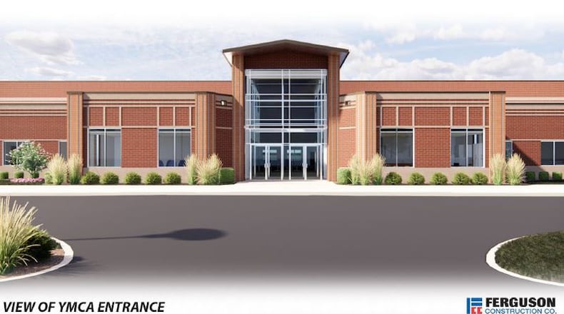 An artist's rendering of the YMCA proposed for the former Good Samaritan Hospital site, where Ferguson Construction will begin work next month. Contributed.