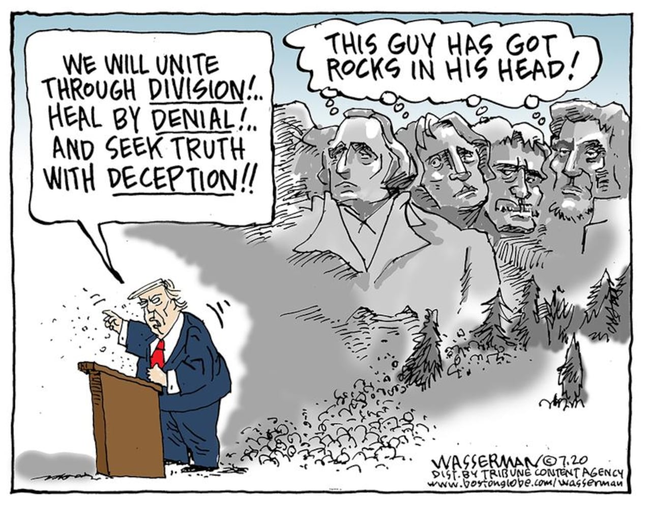 Week in cartoons: Mount Rushmore, back to school and more