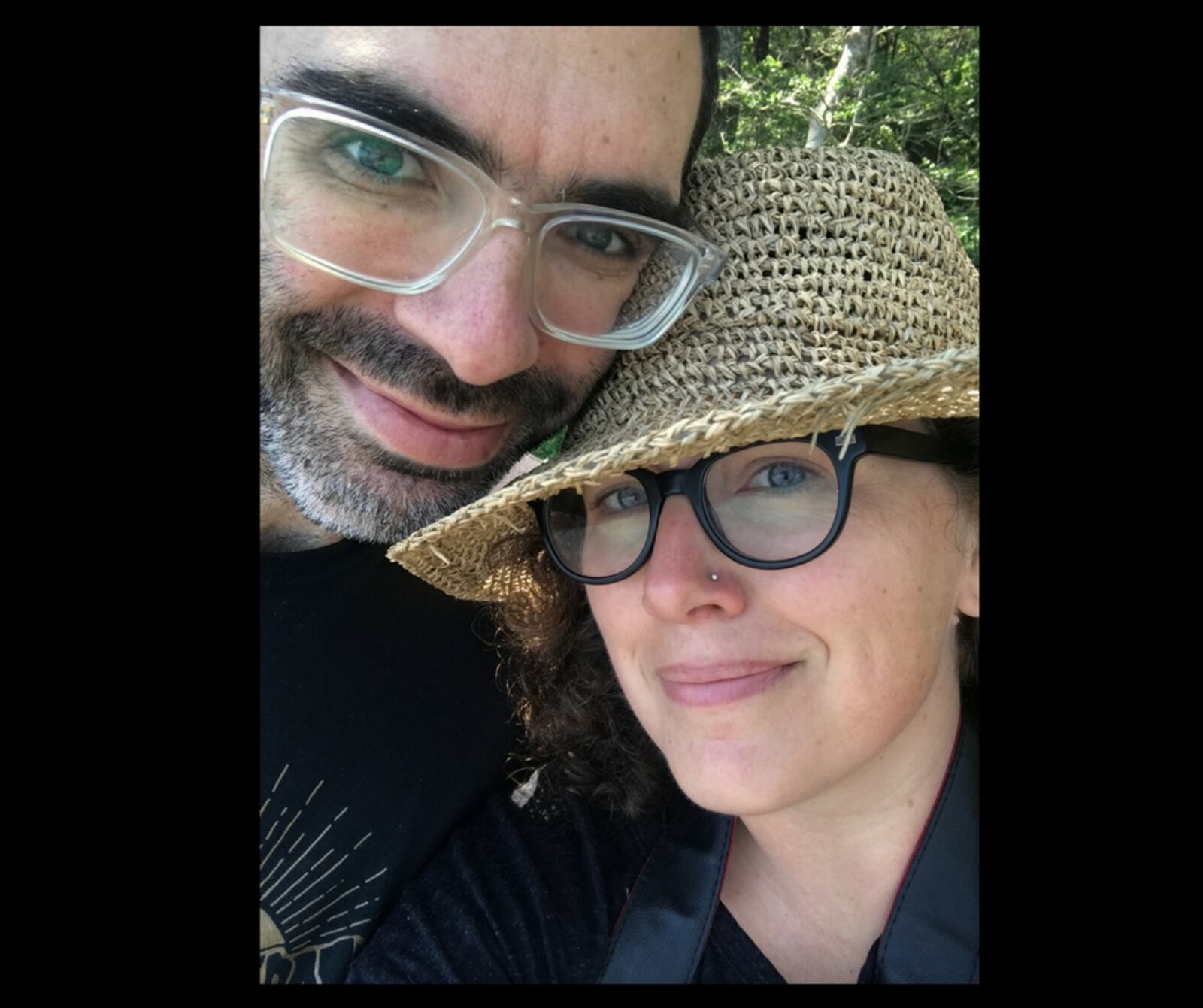 Ian Kaplan and his wife Brooke Medlin.
