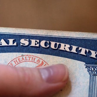 A Social Security card is shown in Tigard, Ore., Oct. 12, 2021. (AP Photo/Jenny Kane, FIle)