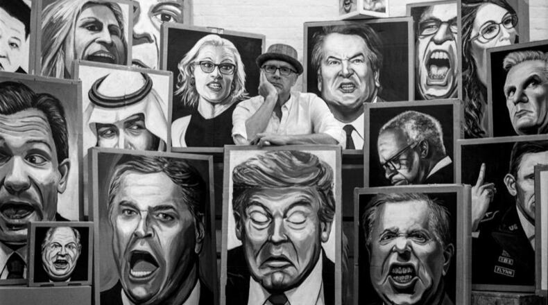 Artist Paul Kroner's "Box News" is among the works of art within "Trash Talk," slated March 3-25 at the Edward A. Dixon Gallery. CONTRIBUTED