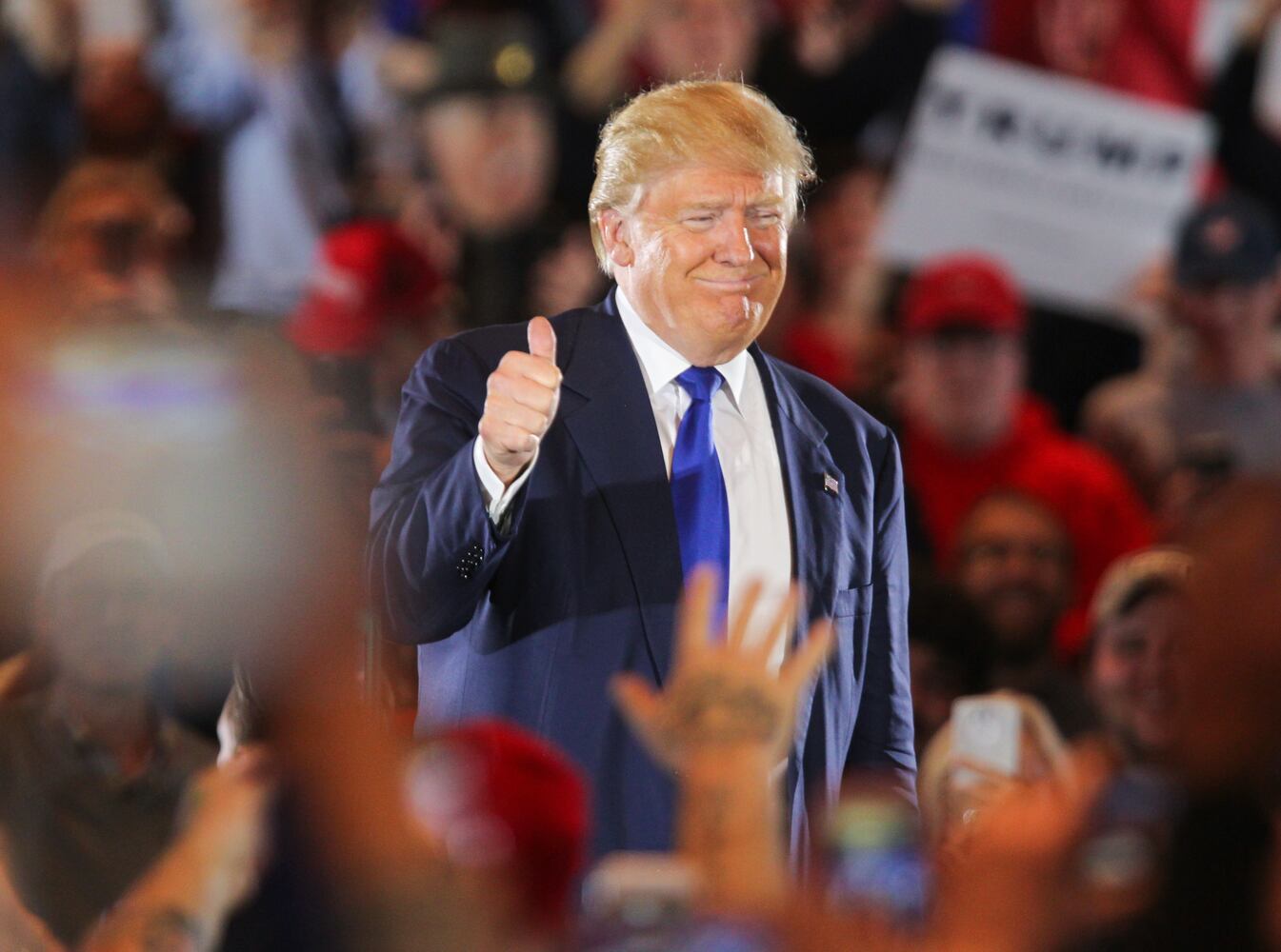 PHOTOS President Trump's past visits to the region.