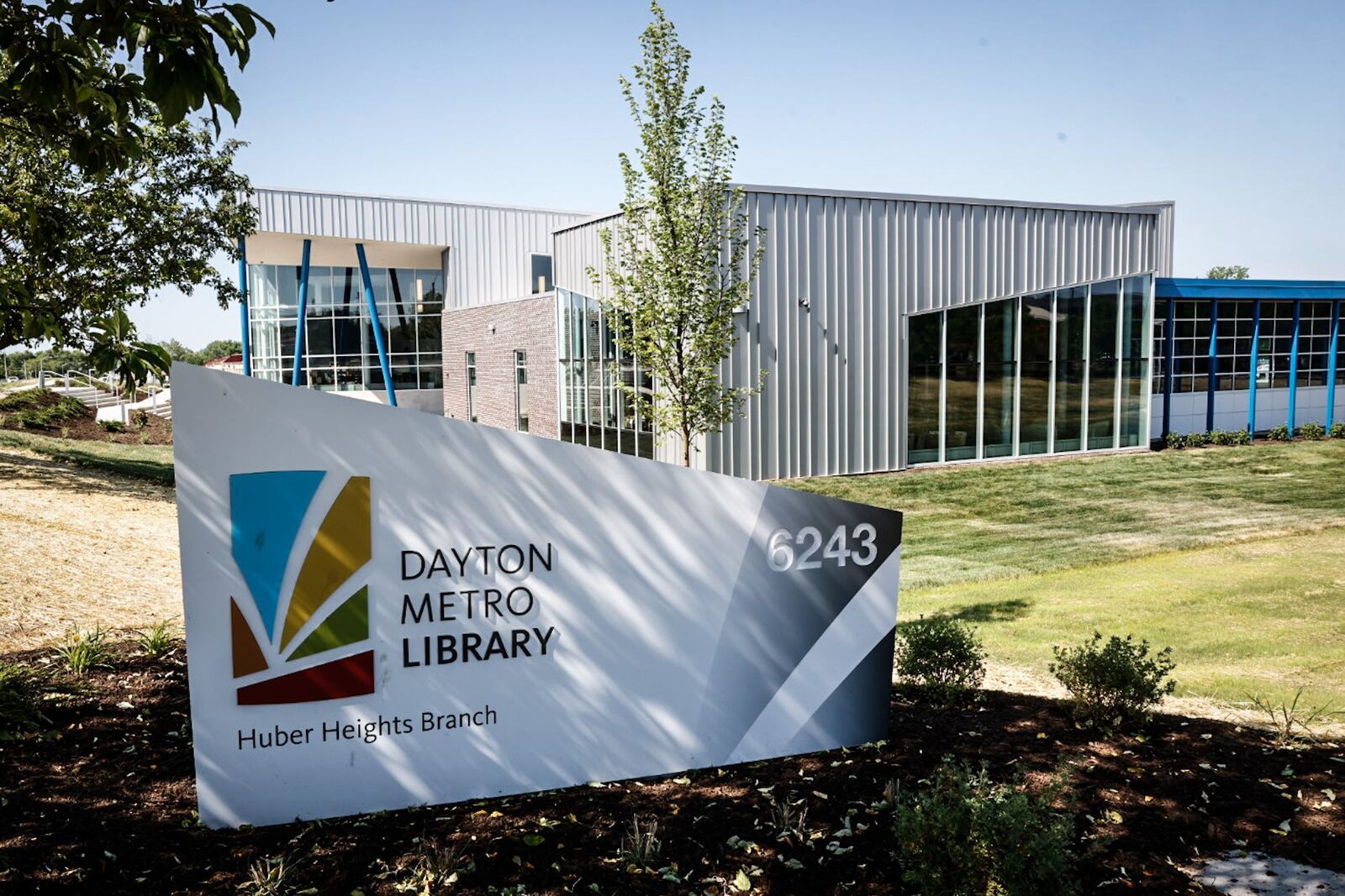 The Dayton Metro Library Huber Heights branch located at 6243 Brandt Pike will hold its grand opening on Friday June 2, 2023. JIM NOELKER/STAFF