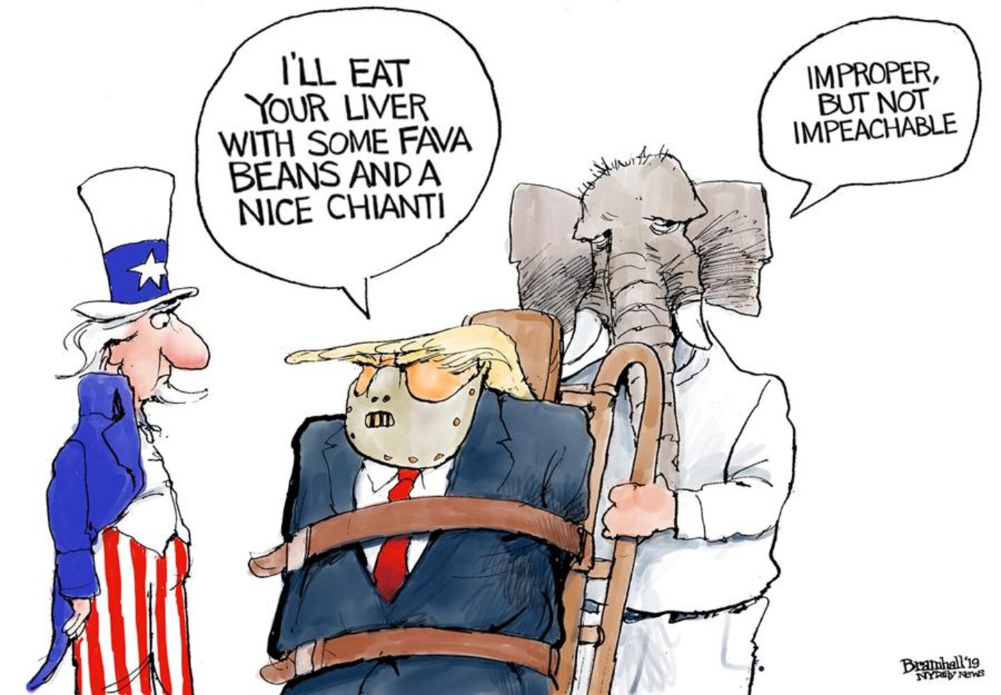 Week in cartoons: Impeachment inquiry, China and more