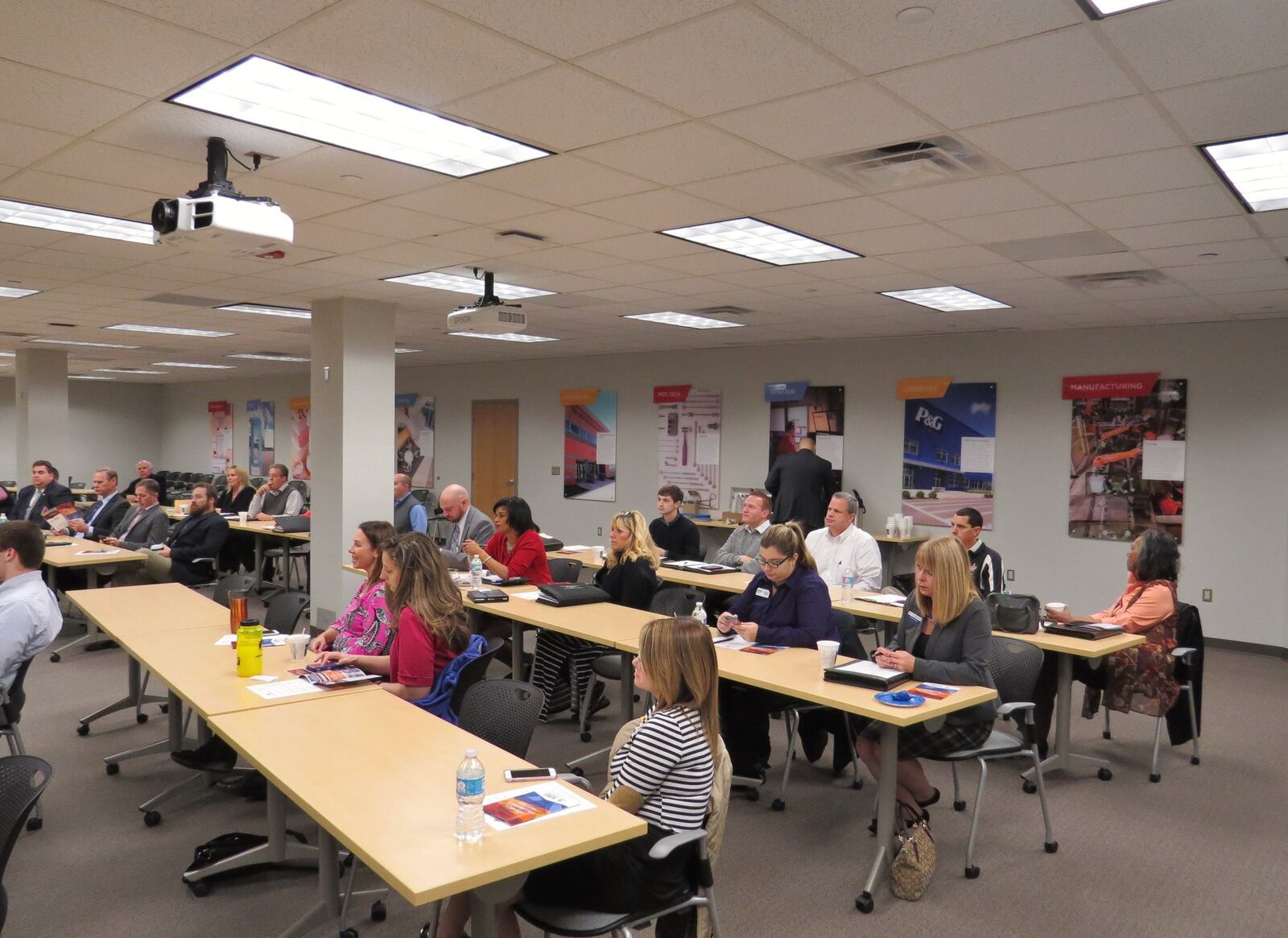 In November Montgomery County’s new Business Solutions Center hosted a meeting of Business First! for a Greater Dayton Region. The group is made up of 30 member jurisdictions throughout multiple counties in the region, with over 100 community resource partners assisting businesses to operate successfully in the Dayton region. CONTRIBUTED