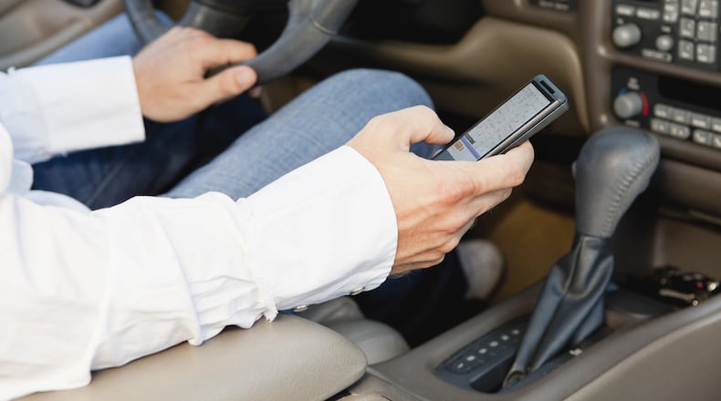 Half of all parents use their cellphones while driving with young children in the car, according to a study released recently by the Children s Hospital of Philadelphia and the University of Pennsylvania School of Nursing. Metro Creative Graphics photo