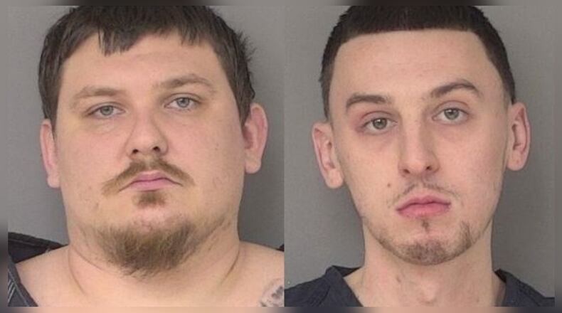 Christopher Eugene Hall, left, and Austin Clave Herald