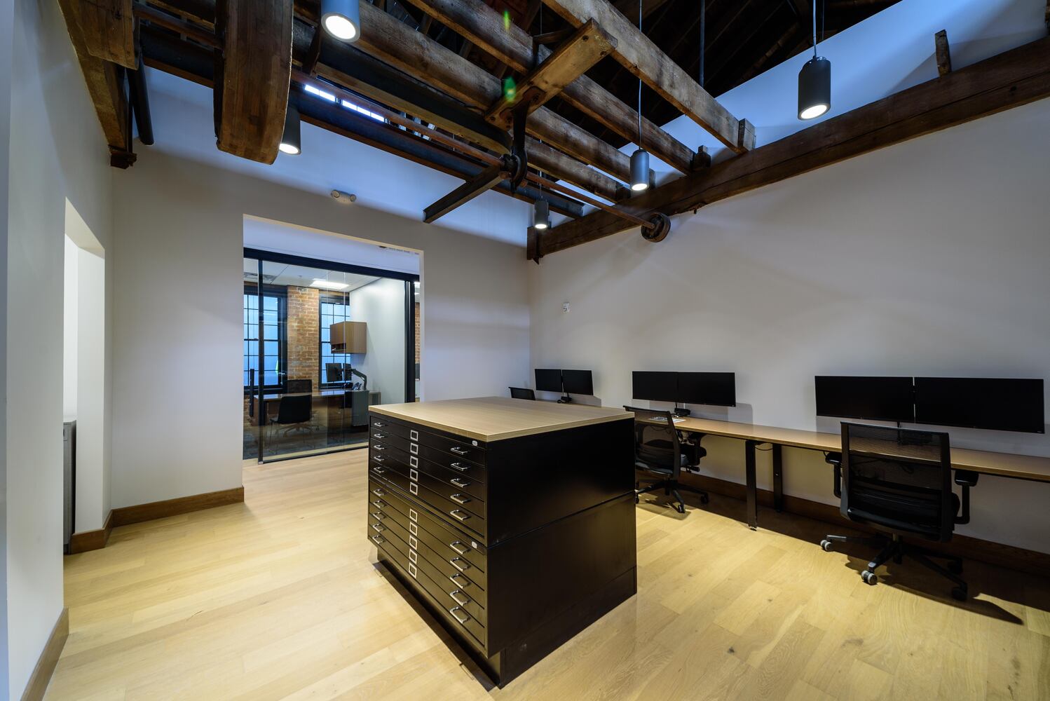 PHOTOS: A look inside the completed Brackett Builders headquarters at Madison on First in downtown Dayton