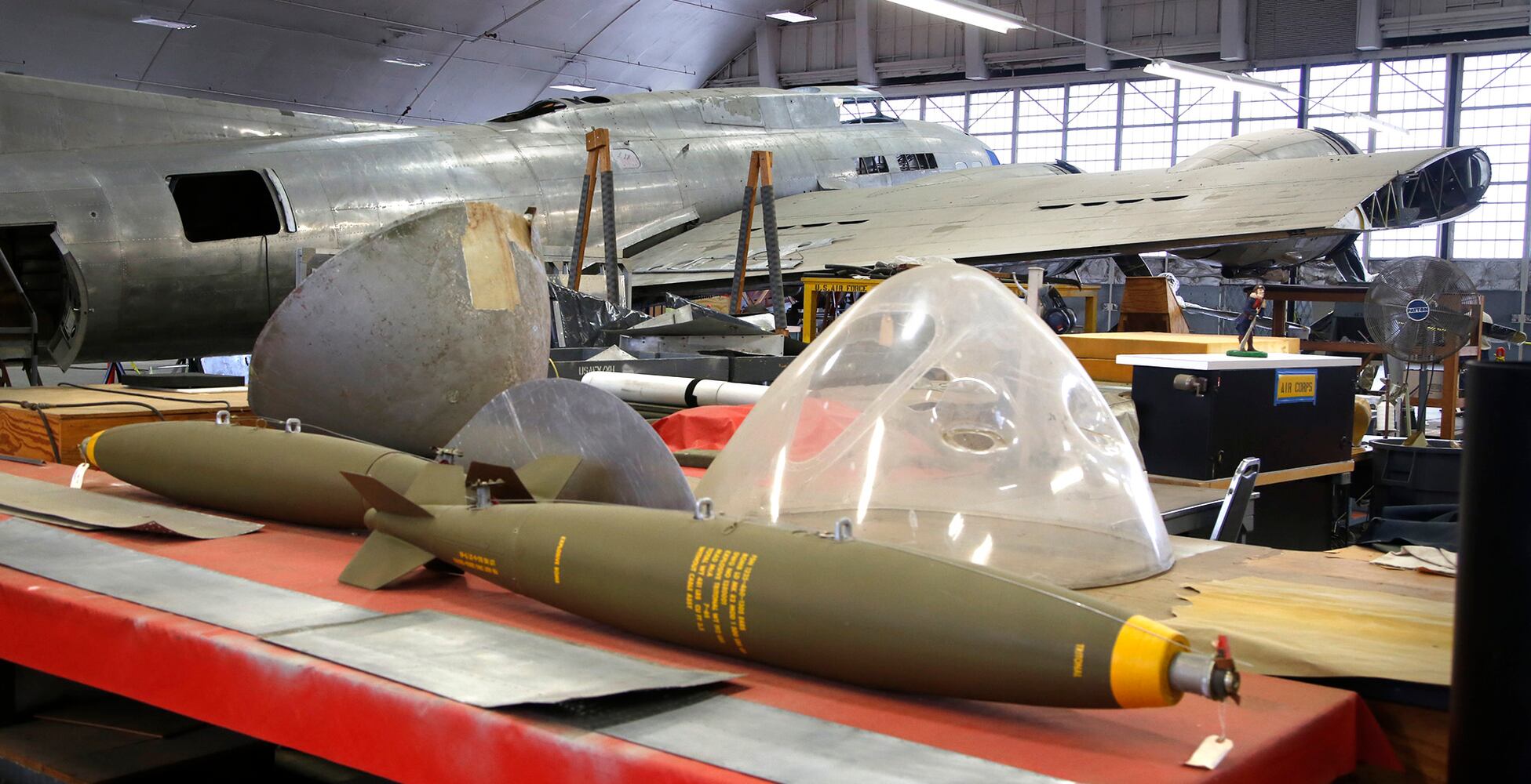 Restoration of the Memphis Belle at the Air Force Museum