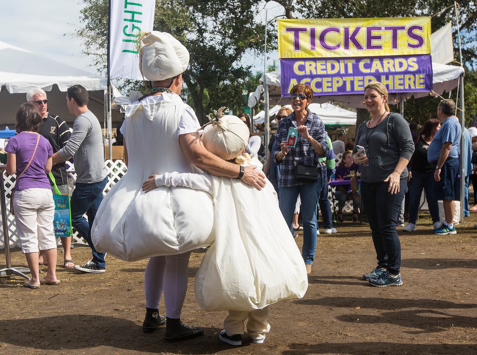 Seventeenth Annual Delray Beach Garlic Festival Saturday January 30, 2016 at Old School Square in Delray Beach. (Bill Ingram / The Palm Beach Post)