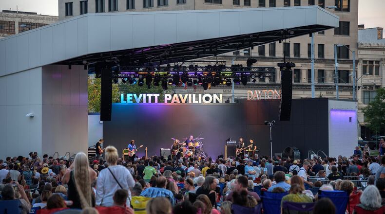 International rock sensations, The Breeders, played a free concert in their hometown at the Levitt Pavilion Dayton on Friday, Sept. 20 as part of the 2019 Eichelberger Concert Season. TOM GILLIAM / CONTRIBUTING PHOTOGRAPHER