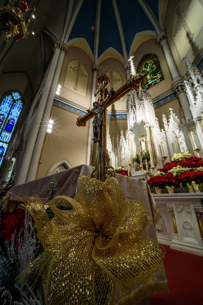 PHOTOS: See the oldest Catholic parish in Dayton decorated for Christmas