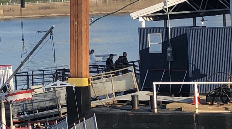 Crews recovered a body from the Ohio River on Thursday, Aug. 15, 2019. Paola Suro / WCPO-TV