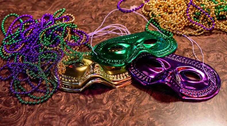 Brad Densonâs annual Mardi Gras Threauxdown happened at The Oregon Express on Saturday, Mar. 1, 2025, in advance of Fat Tuesday. Philâs Big Azz Brass Band kicked off the show. TOM GILLIAM / CONTRIBUTING PHOTOGRAPHER