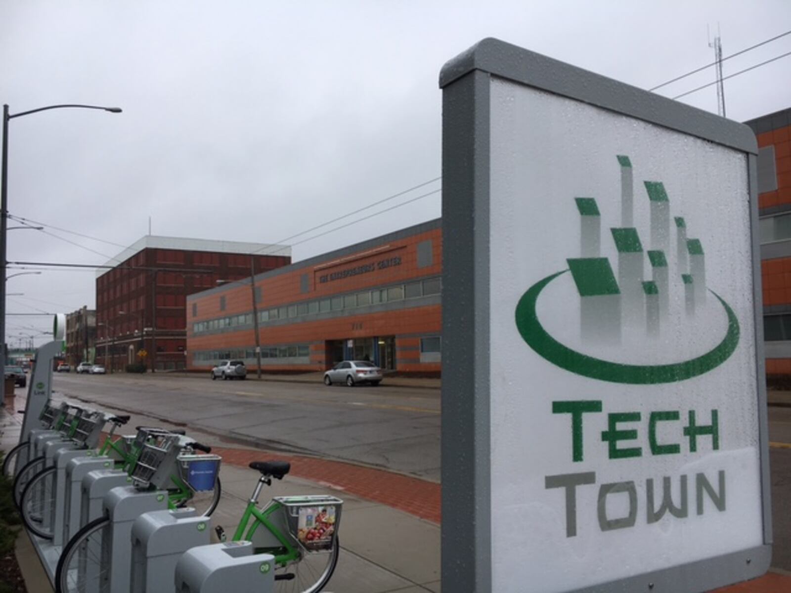 The Entrepreneurs Center, part of Dayton’s Tech Town business park, off Monument Avenue. THOMAS GNAU/STAFF