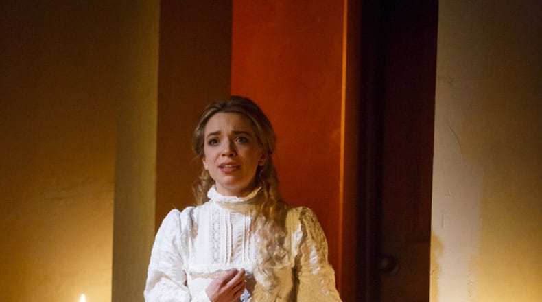 Muse Machine alumna Alex Finke of Centerville currently portrays Johanna Barker in the off-Broadway production of Stephen Sondheim and Hugh Wheeler’s dark musical “Sweeney Todd: The Demon Barber of Fleet Street” at New York’s Barrow Street Theatre. CONTRIBUTED