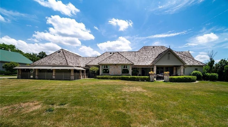A $3.4 million luxury estate built by former Aristocrat Products owner John (Johnny) Vance II has been listed for sale by Herman and Austin Castro of Coldwell Banker Heritage. Vance, also a well-known race car team owner, died in June 2017. The home, located at 2641 Little York Road in Butler Twp., has 4,400-square-feet of living space, four bedrooms, 4.5 baths and is located on 18 acres. PHOTOS COURTESY OF DAYTON REALTORS. For other home listings, visit DaytonDailyNews.com/homes.