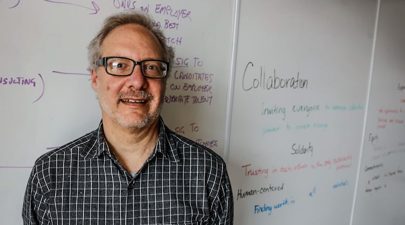 Peter Blenkendorf, is the founder of The Collaboratory, a organization that develops community initiatives. JIM NOELKER/STAFF