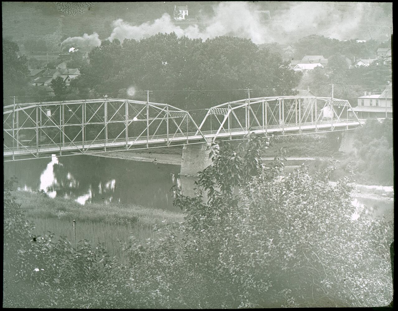 Miamisburg seen in historic lantern slides
