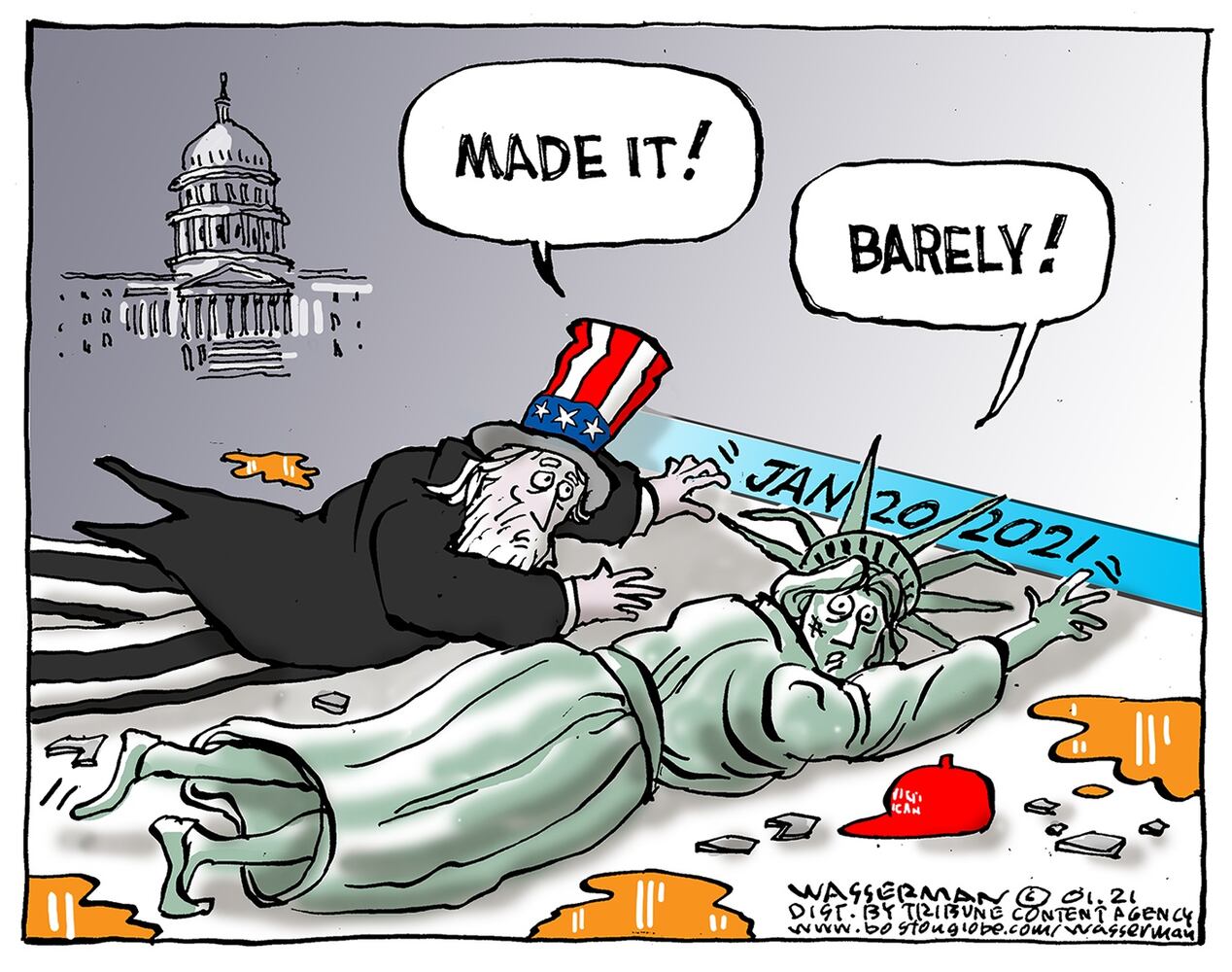 FROM THE LEFT DAN WASSERMAN