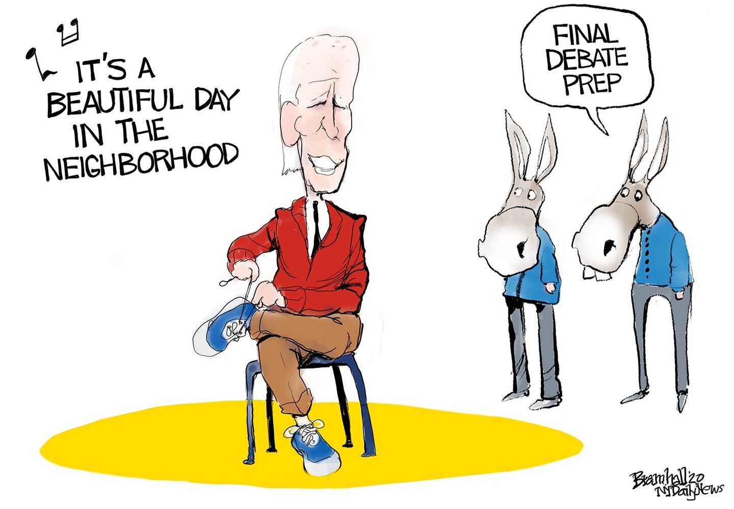 Week in cartoons: Town halls, Amy Coney Barrett and more