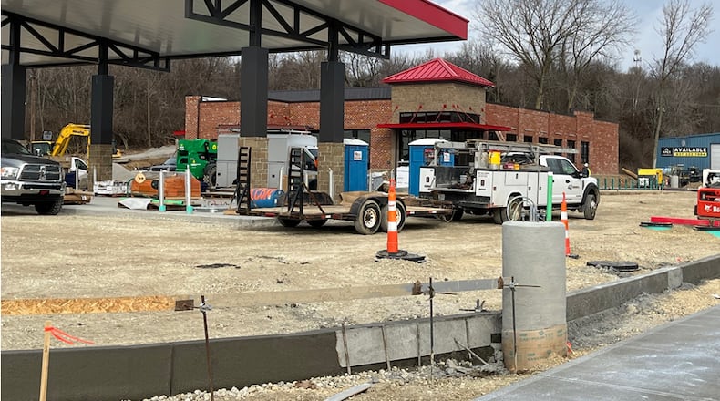 The Sheetz fuel center and convenience store in Springboro while it was under construction. ED RICHTER/STAFF