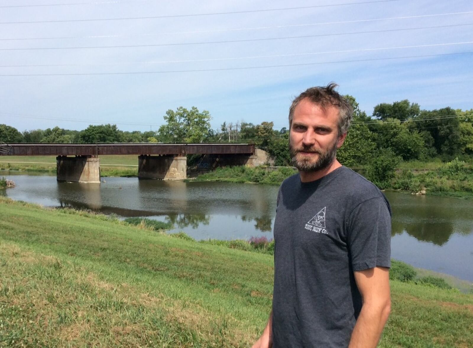 Toxic Brew Company founder Shane Juhl stands on the property he purchased to build a new production brewery and tap room. 2016 staff file photo by Mark Fisher